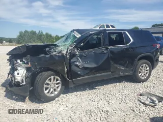 2020 Chevrolet Traverse LS with VIN 1GNEVLKW0LJ240438, listed as a Copart auction lot 58649684 with 0 mi miles and Non Repairable. Bid and sale history available at carsss.com. Image 1.