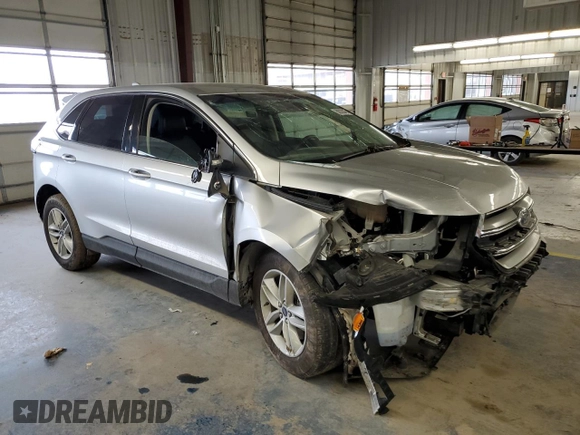 2018 Ford Edge SEL with VIN 2FMPK4J95JBC59642, listed as a Copart auction lot 50028625 with 58,472 mi miles and Salvage Title. Bid and sale history available at DreamBid. Image 4.