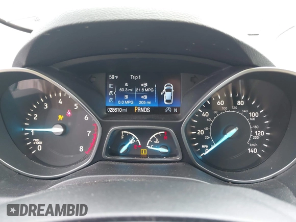 2017 Ford Escape Titanium with VIN 1FMCU0JD3HUB20846, listed as a IAAI auction lot 42182260 with 28,610 mi miles and . Bid and sale history available at DreamBid. Image 7.