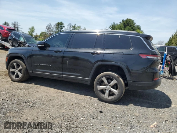 2021 Jeep Grand Cherokee Limited with VIN 1C4RJKBG3M8128492, listed as a Copart auction lot 54793015 with 91,116 mi miles and Salvage title. Bid and sale history available at DreamBid. Image 2.