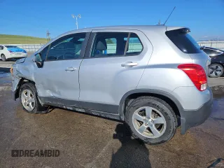 2015 Chevrolet Trax LS with VIN 3GNCJPSB7FL212690, listed as a Copart auction lot 54598765 with 103,676 mi miles and Salvage Title. Bid and sale history available at DreamBid. Image 2.