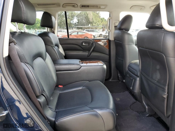 2018 Infiniti QX80 with VIN JN8AZ2NF3J9660604, listed as a Copart auction lot 52413665 with 0 mi miles and Salvage Title. Bid and sale history available at carsss.com. Image 11.