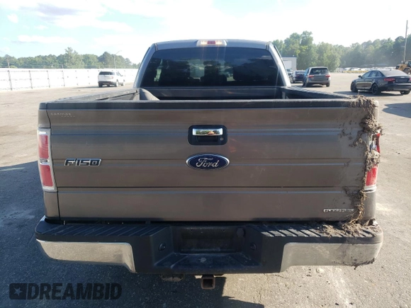 2013 Ford F-150 XL with VIN 1FTEX1CM5DFC69460, listed as a Copart auction lot 57601805 with 81,338 mi miles and Salvage title. Bid and sale history available at DreamBid. Image 6.