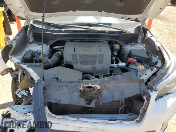 2019 Subaru Forester Touring with VIN JF2SKAWC7KH466332, listed as a Copart auction lot 58050745 with 58,017 mi miles and Salvage title. Bid and sale history available at DreamBid. Image 12.
