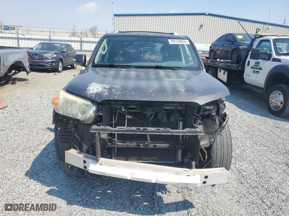 2011 Toyota 4Runner SR5 with VIN JTEZU5JR8B5024473, listed as a Copart auction lot 49120855 with 157,972 mi miles and Salvage Title. Bid and sale history available at carsss.com. Image 5.