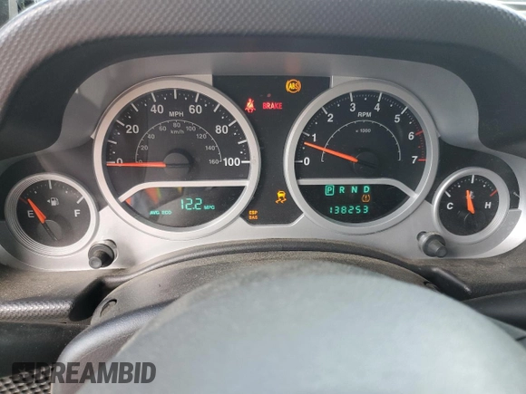 2010 Jeep Wrangler Unlimited Rubicon with VIN 1J4BA6H10AL176014, listed as a Copart auction lot 57092255 with 138,253 mi miles and Salvage title. Bid and sale history available at DreamBid. Image 9.