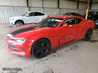 2016 Chevrolet Camaro 2LT with VIN 1G1FD1RS2G0144418, listed as a Copart auction lot 50121895 with 98,734 mi miles and Salvage Title. Bid and sale history available at carsss.com. Image 1.