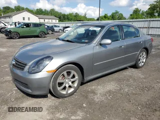 2005 Infiniti G35 z VIN JNKCV51E65M200725, wystawiony jako Copart lot #56537285 z przebiegiem 193 355 mil mil oraz Szkoda całkowita • Salvage title. Historia ofert i sprzedaży dostępna na DreamBid. Obrazek 1.