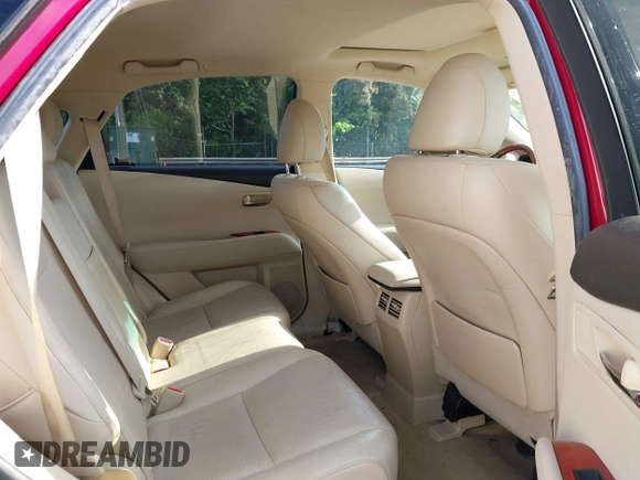 2011 Lexus RX 350 with VIN JTJZK1BA7B2004578, listed as a IAAI auction lot 42121086 with 161,990 mi miles and . Bid and sale history available at DreamBid. Image 8.