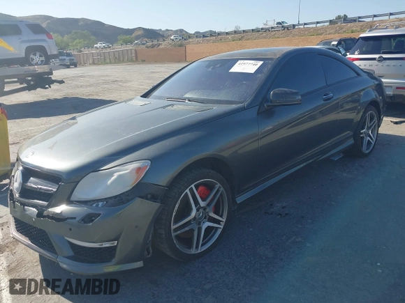 2011 Mercedes-Benz CL-Class CL 63 AMG with VIN WDDEJ7EB9BA027285, listed as a IAAI auction lot 41977740 with 64,040 mi miles. Bid and sale history available at carsss.com. Image 2.