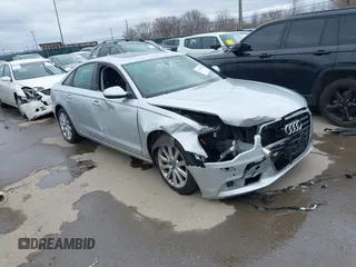 2014 Audi A6 2.0T Premium Plus with VIN WAUGFAFC8EN066808, listed as a IAAI auction lot 41715251 with 191,382 mi miles. Bid and sale history available at carsss.com. Image 1.