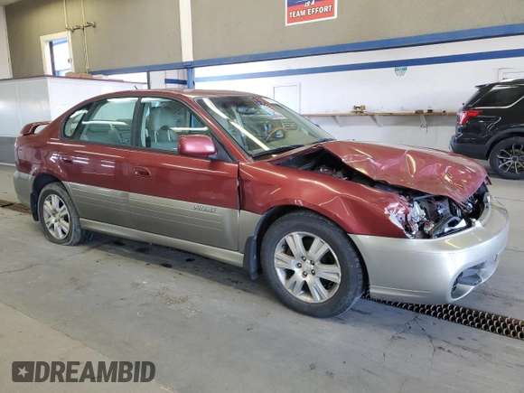 2004 Subaru Legacy Outback with VIN 4S3BE896547208985, listed as a Copart auction lot 47671475 with 255,395 mi miles and Salvage title. Bid and sale history available at DreamBid. Image 4.