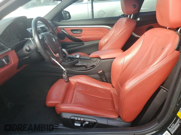 2018 BMW 4 Series 430i with VIN WBA4W3C51JAB87446, listed as a Copart auction lot 85241814 with 153,525 mi miles and Salvage Title. Bid and sale history available at DreamBid. Image 7.