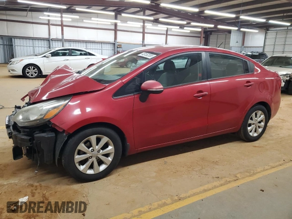 2015 Kia Rio EX with VIN KNADN4A37F6479779, listed as a Copart auction lot 48152355 with 154,331 mi miles and Salvage Title. Bid and sale history available at carsss.com. Image 1.