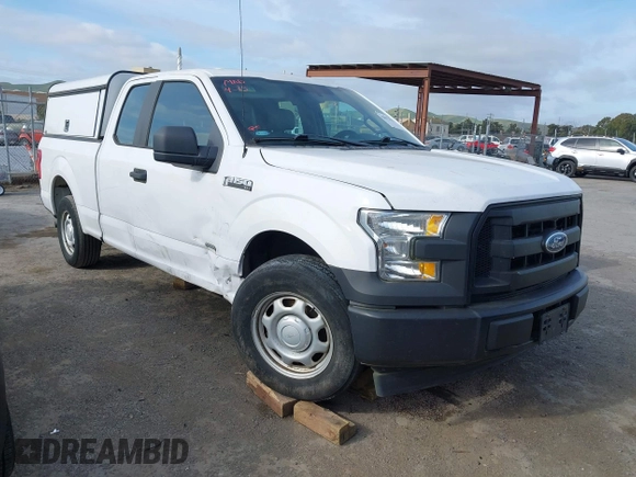 2017 Ford F-150 XL with VIN 1FTEX1CG0HKC30914, listed as a IAAI auction lot 42013147 with 40,279 mi miles. Bid and sale history available at carsss.com. Image 1.