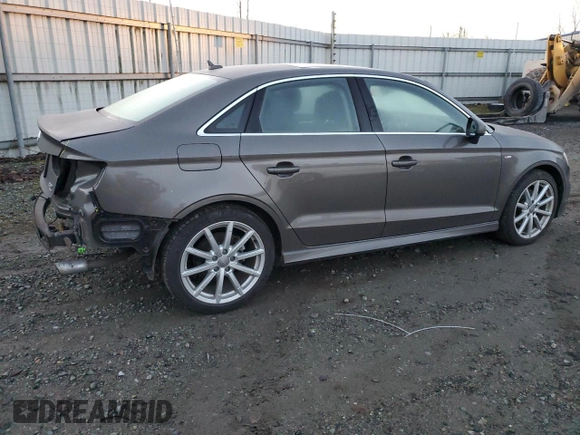 2015 Audi A3 2.0T Prestige with VIN WAUKFGFFXF1020252, listed as a Copart auction lot 84533014 with 70,945 mi miles and Salvage Title. Bid and sale history available at carsss.com. Image 3.