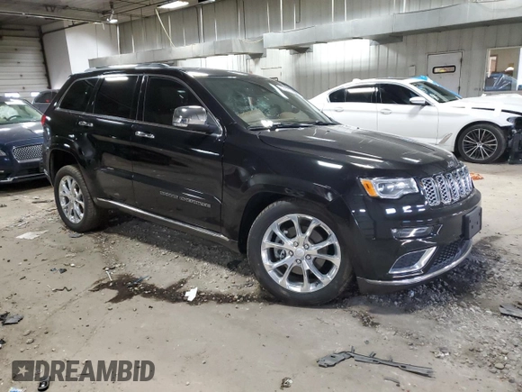 2021 Jeep Grand Cherokee Summit with VIN 1C4RJFJG9MC550546, listed as a Copart auction lot 52859035 with Not provided miles and Non repairable. Bid and sale history available at DreamBid. Image 4.