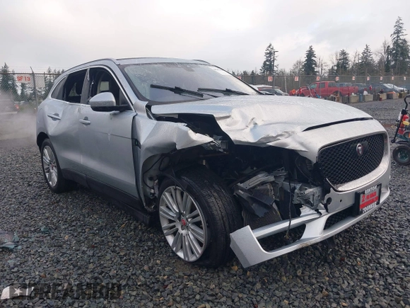 2019 Jaguar F-Pace 30t Portfolio z VIN SADCN2GX3KA353203, wystawiony jako IAAI lot #40967088 z przebiegiem 51 620 mil mil oraz . Historia ofert i sprzedaży dostępna na DreamBid. Obrazek 6.