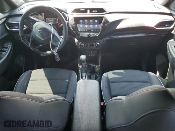 2023 Chevrolet TrailBlazer RS with VIN KL79MUSL2PB212940, listed as a Copart auction lot 65130294 with 4,954 mi miles and Salvage Title. Bid and sale history available at DreamBid. Image 8.