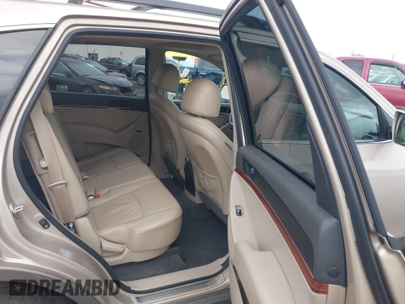 2009 Hyundai Veracruz GLS with VIN KM8NU73C39U081277, listed as a IAAI auction lot 41657976 with 80,605 mi miles and . Bid and sale history available at DreamBid. Image 8.