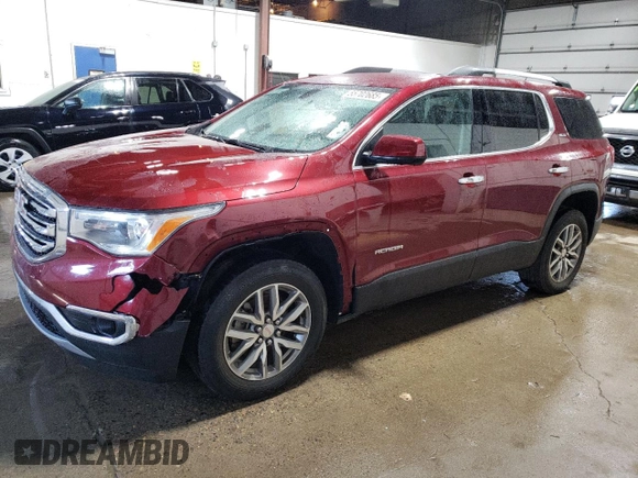 2017 GMC Acadia SLE z VIN 1GKKNLLA1HZ279308, wystawiony jako Copart lot #55702685 z przebiegiem 181 135 mil mil oraz Czysty tytuł • Clean title. Historia ofert i sprzedaży dostępna na DreamBid. Obrazek 1.