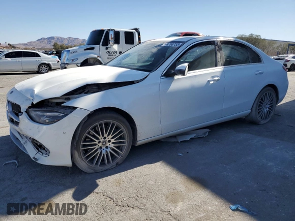 2023 Mercedes-Benz C 300 with VIN W1KAF4GB0PR118532, listed as a Copart auction lot 44768755 with Not Provided miles and Salvage Title. Bid and sale history available at carsss.com. Image 1.