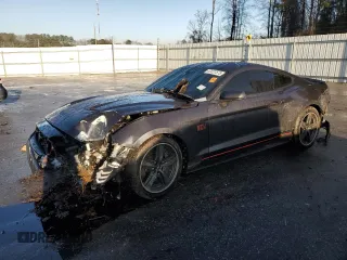 2022 Ford Mustang Mach 1 with VIN 1FA6P8R04N5550356, listed as a Copart auction lot 42227575 with 8,955 mi miles and Salvage title. Bid and sale history available at DreamBid. Image 1.