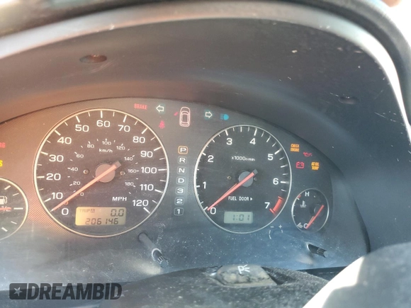 2004 Subaru Legacy Sedan (Natl) L with VIN 4S3BE625747200571, listed as a Copart auction lot 76013264 with 206,146 mi miles and Salvage Title. Bid and sale history available at carsss.com. Image 9.