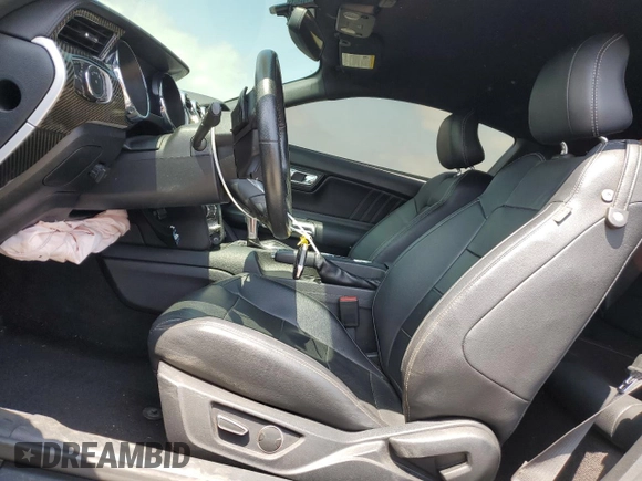 2016 Ford Mustang GT with VIN 1FA6P8CF5G5206504, listed as a Copart auction lot 55448035 with 76,856 mi miles and Salvage title. Bid and sale history available at DreamBid. Image 7.