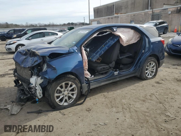 2021 Chevrolet Equinox LT z VIN 2GNAXUEV0M6128237, wystawiony jako Copart lot #42241435 z przebiegiem Nie podano mil oraz Szkoda całkowita • Salvage title. Historia ofert i sprzedaży dostępna na DreamBid. Obrazek 1.