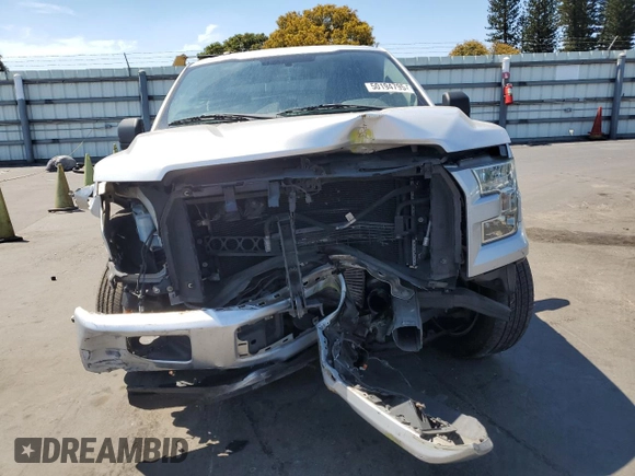 2016 Ford F-150 XL with VIN 1FTEX1CGXGKF76726, listed as a Copart auction lot 50194795 with 236,286 mi miles and Salvage Title. Bid and sale history available at carsss.com. Image 5.