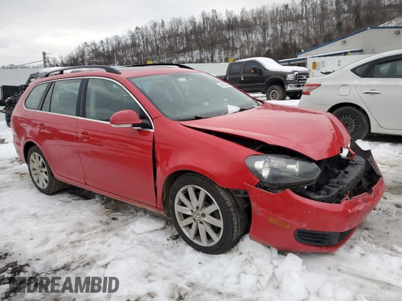 2014 Volkswagen Jetta SportWagen TDI w/Sunroof with VIN 3VWPL7AJ1EM618046, listed as a Copart auction lot 41590065 with 203,478 mi miles and Salvage Title. Bid and sale history available at carsss.com. Image 4.