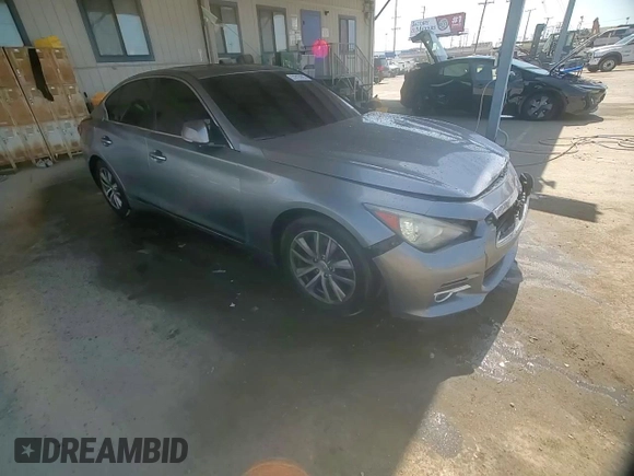 2015 Infiniti Q50 Premium with VIN JN1BV7AP4FM352677, listed as a Copart auction lot 51815065 with 115,849 mi miles and Salvage Title. Bid and sale history available at carsss.com. Image 11.