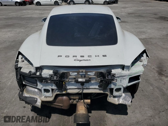 2015 Porsche Cayman with VIN WP0AA2A81FK160807, listed as a Copart auction lot 53611305 with 60,866 mi miles and Salvage Title. Bid and sale history available at DreamBid. Image 6.