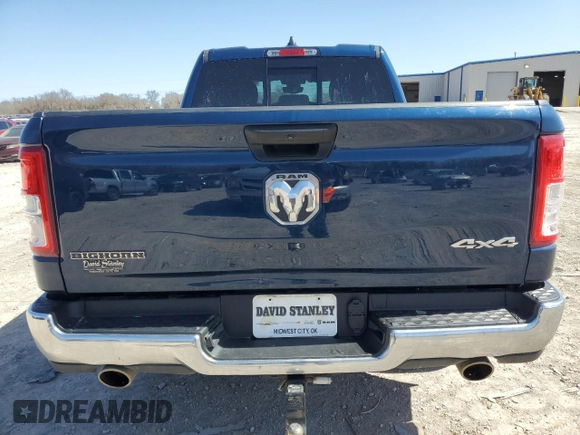 2023 Ram 1500 Big Horn with VIN 1C6SRFBT0PN610994, listed as a Copart auction lot 46251105 with 47,578 mi miles and Salvage Title. Bid and sale history available at carsss.com. Image 6.