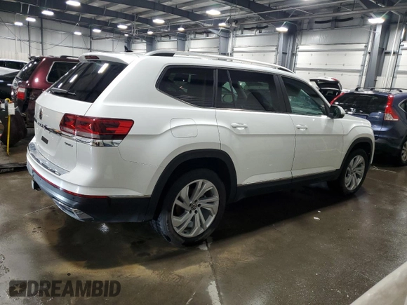 2023 Volkswagen Atlas SEL with VIN 1V2BR2CA3PC527617, listed as a Copart auction lot 85940764 with 26,971 mi miles and Salvage title. Bid and sale history available at DreamBid. Image 3.