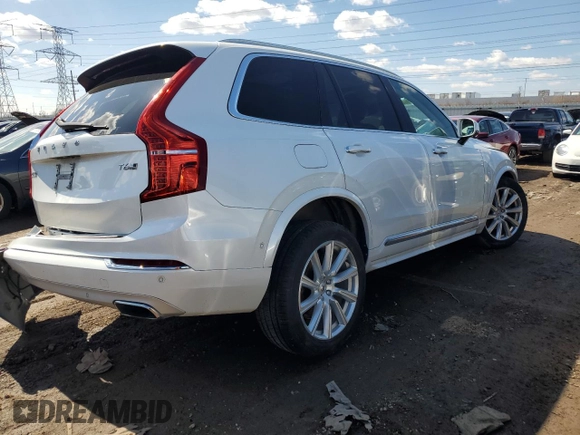 2016 Volvo XC90 T6 Inscription with VIN YV4A22PL6G1063423, listed as a Copart auction lot 50012565 with 81,122 mi miles and Salvage Title. Bid and sale history available at carsss.com. Image 3.