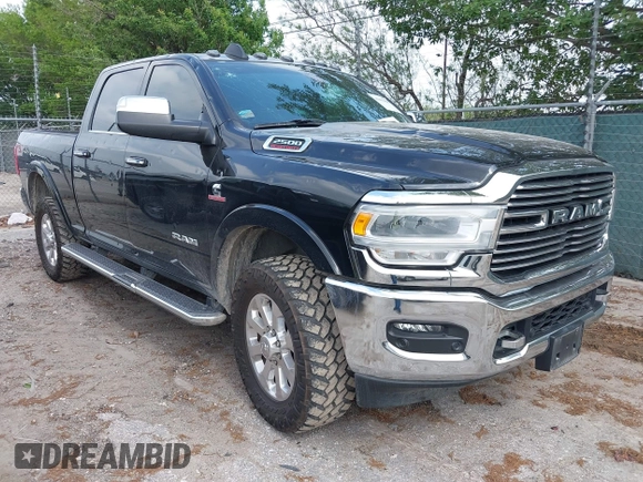 2022 Ram 2500 Laramie with VIN 3C6UR5FL7NG282895, listed as a IAAI auction lot 41902088 with 50,490 mi miles and . Bid and sale history available at DreamBid. Image 1.