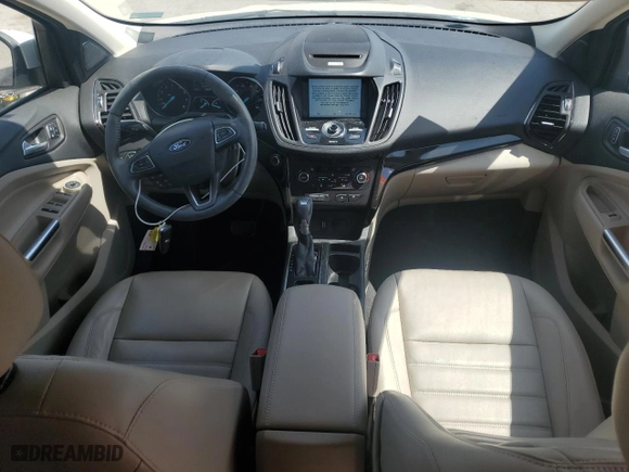 2017 Ford Escape Titanium with VIN 1FMCU0JD5HUE07847, listed as a Copart auction lot 51063215 with 13,815 mi miles and Clean Title. Bid and sale history available at carsss.com. Image 8.
