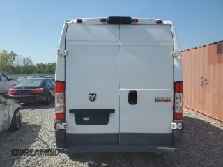 2018 Ram ProMaster Cargo with VIN 3C6TRVCG3JE138883, listed as a Copart auction lot 47883145 with 177,569 mi miles and Salvage Title. Bid and sale history available at DreamBid. Image 6.