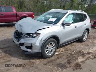 2019 Nissan Rogue SV with VIN 5N1AT2MT2KC713829, listed as a IAAI auction lot 41875917 with 84,558 mi miles and . Bid and sale history available at DreamBid. Image 17.