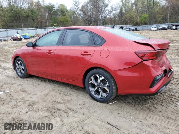 2020 Kia Forte LXS with VIN 3KPF24AD6LE183316, listed as a Copart auction lot 51945095 with 54,030 mi miles and Salvage Title. Bid and sale history available at carsss.com. Image 2.