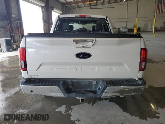 2018 Ford F-150 XL with VIN 1FTEW1C50JKD41485, listed as a Copart auction lot 55153695 with 99,193 mi miles and Salvage title. Bid and sale history available at DreamBid. Image 6.
