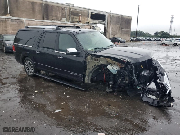 2017 Lincoln Navigator L Select with VIN 5LMJJ3JT3HEL10730, listed as a Copart auction lot 73509464 with 107,888 mi miles and Salvage Title. Bid and sale history available at carsss.com. Image 4.