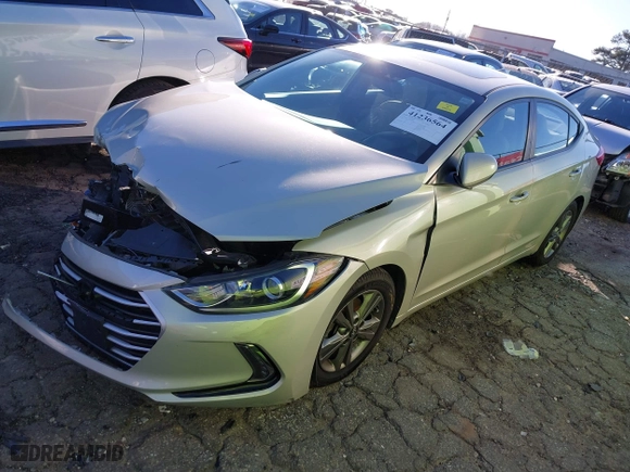 2017 Hyundai Elantra Limited with VIN 5NPD84LFXHH209925, listed as a IAAI auction lot 41236564 with 78,217 mi miles. Bid and sale history available at carsss.com. Image 17.