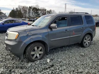 2012 Honda Pilot Touring with VIN 5FNYF3H90CB029042, listed as a Copart auction lot 46757515 with 249,151 mi miles and Salvage Title. Bid and sale history available at carsss.com. Image 1.