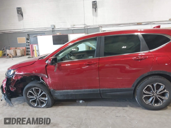 2021 Honda CR-V EX with VIN 2HKRW2H53MH621761, listed as a IAAI auction lot 42071487 with 52,304 mi miles and . Bid and sale history available at carsss.com. Image 17.