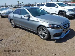 2015 Mercedes-Benz C 300 with VIN 55SWF4JB0FU061535, listed as a IAAI auction lot 42064350 with 103,051 mi miles and . Bid and sale history available at carsss.com. Image 1.