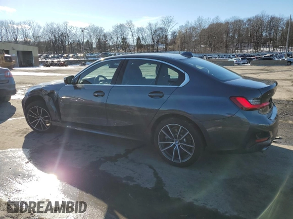 2021 BMW 3 Series 330i xDrive with VIN 3MW5R7J06M8B85005, listed as a Copart auction lot 45210325 with 52,240 mi miles and Salvage title. Bid and sale history available at DreamBid. Image 2.