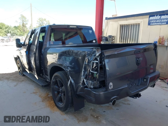 2018 Ram 1500 Express with VIN 1C6RR6KT3JS305402, listed as a IAAI auction lot 42123190 with 52,898 mi miles and . Bid and sale history available at DreamBid. Image 3.